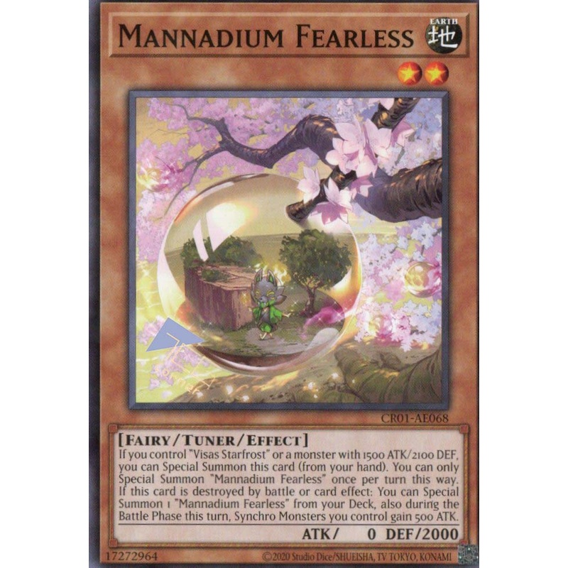 CR01-AE068 Mannadium Fearless (N) Single