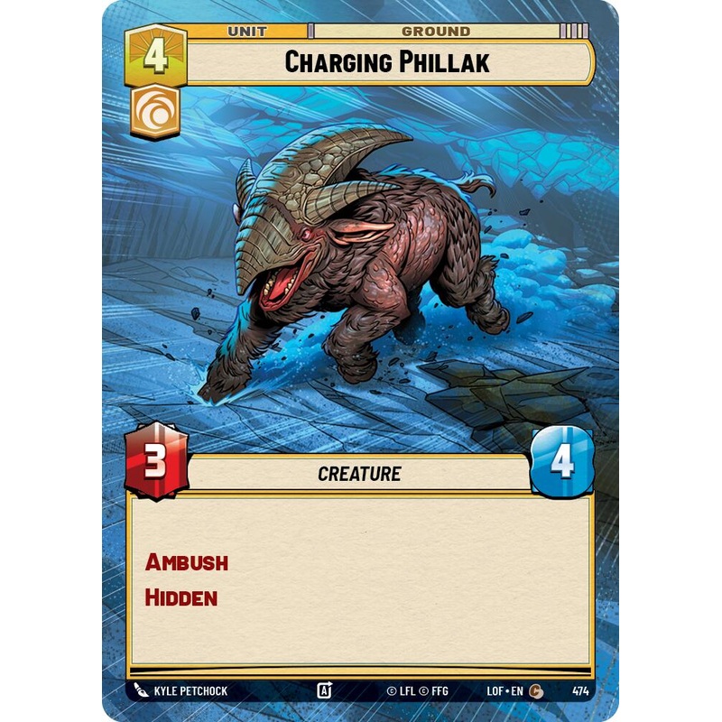 Charging Phillak (474) (Hyperspace) (474) [Legends of the Force]