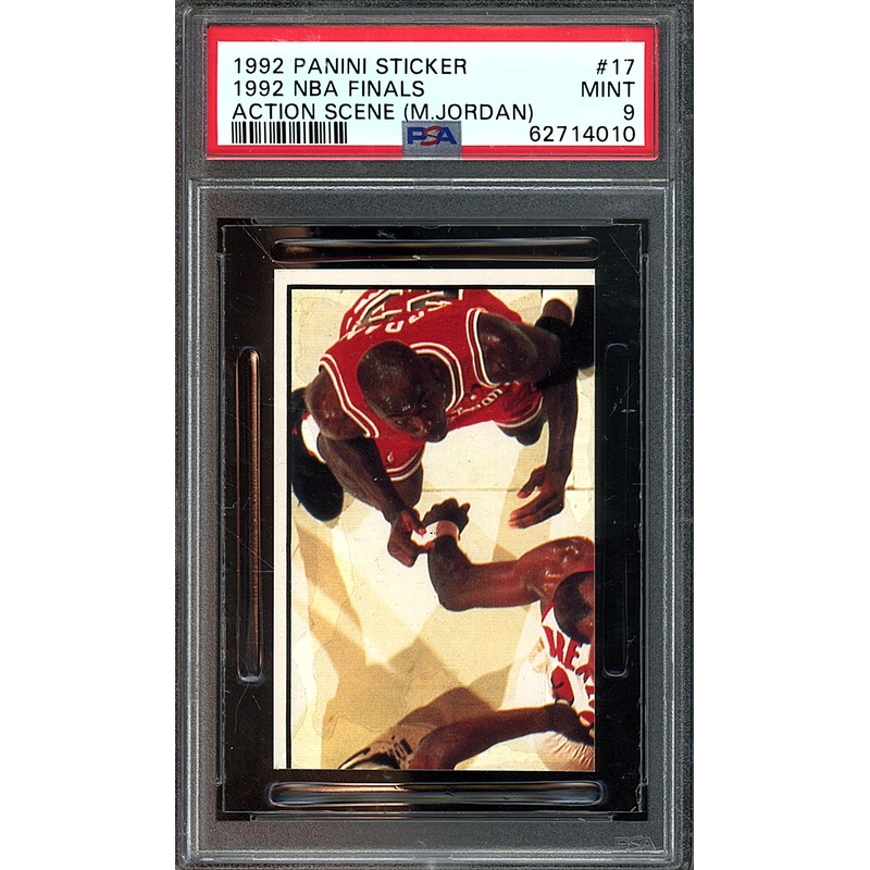 1992 NBA FINALS | 1992 PANINI STICKER | PSA MINT 9