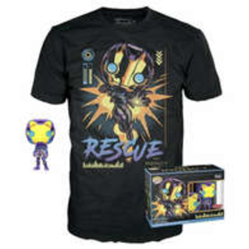 Funko Pop! Tees: Marvel Blacklight – Rescue XL