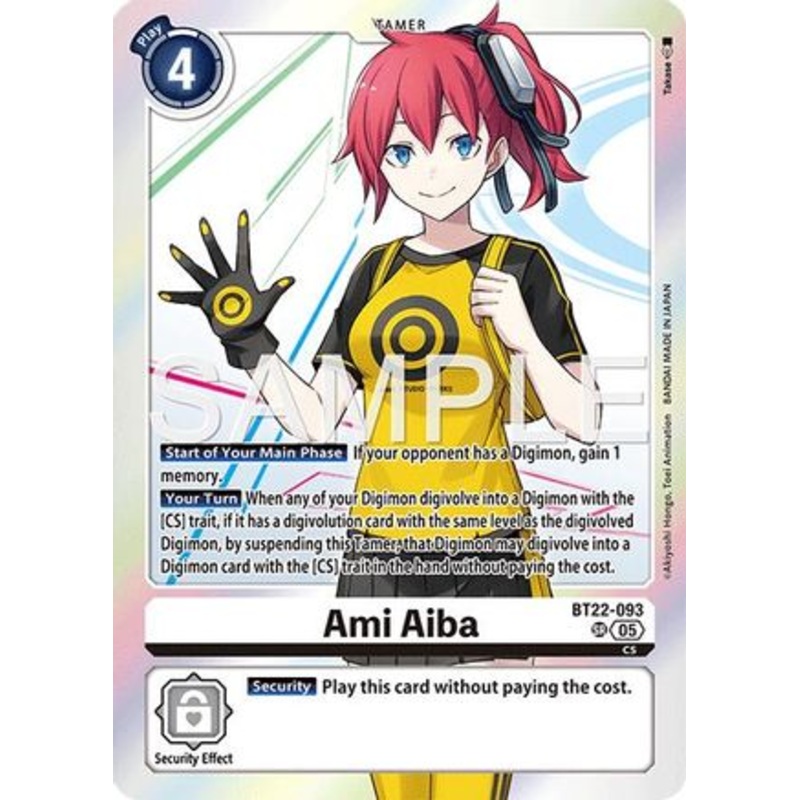 Ami Aiba (BT22-093) – [Cyber Eden] Foil Near Mint