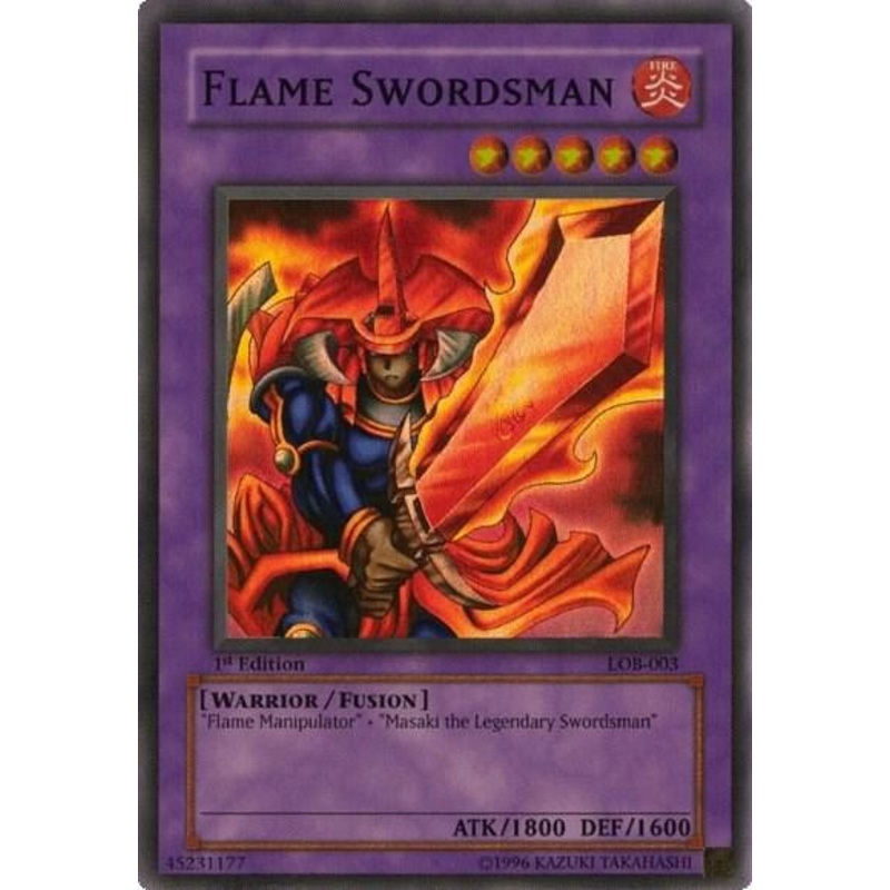 Flame Swordsman (Unlimited Edition) – The Legend of Blue Eyes White Dragon – LOB-003