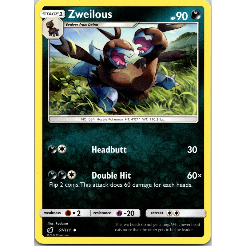 Zweilous [61/111] [Crimson Invasion] Reverse Holofoil Near Mint