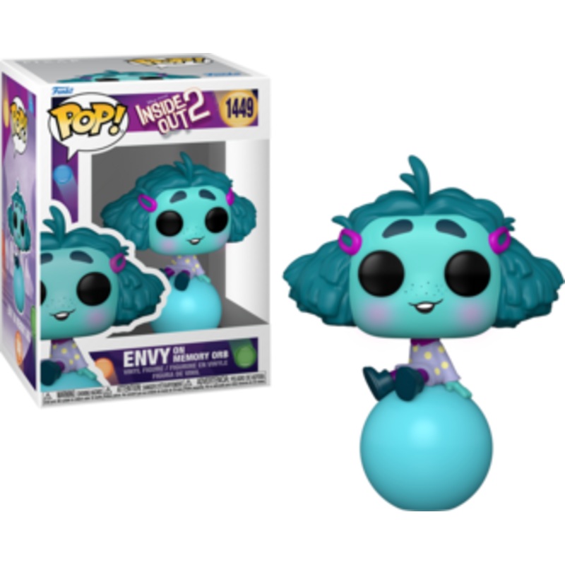 (DAMAGED BOX) Funko POP! Disney: Inside Out 2 – Envy on Memory Orb #1449