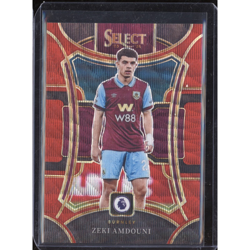 Zeki Amdouni 2023-24 Panini Select EPL 127 Red Wave 89/149