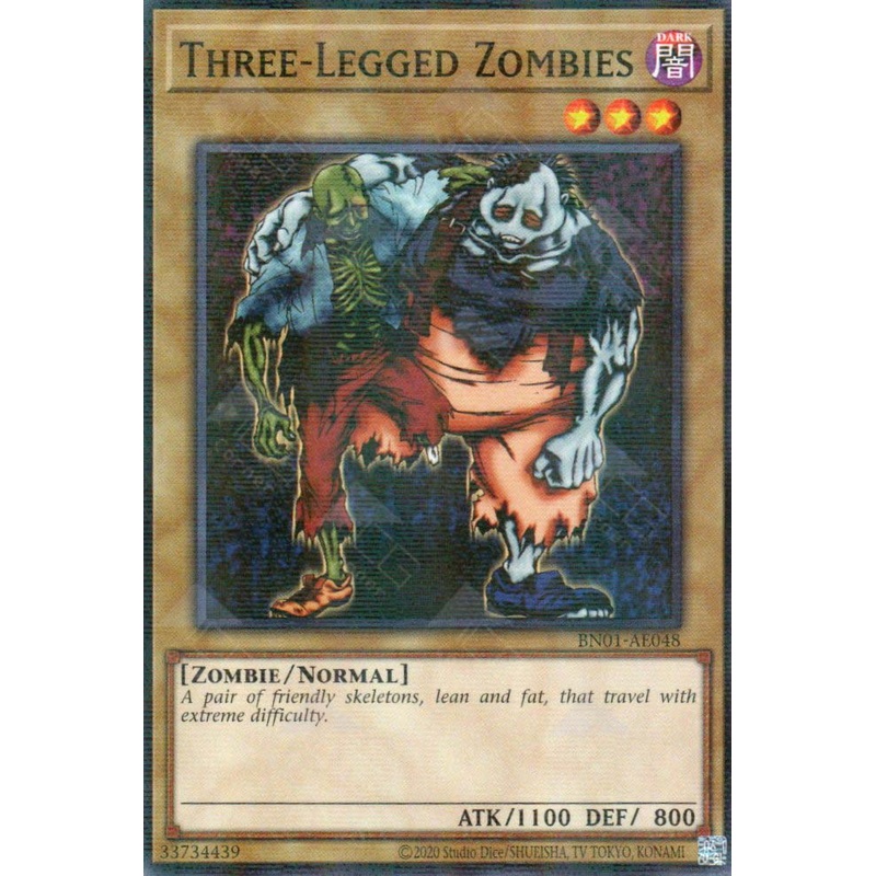 BN01-AE048 Three-Legged Zombie (P-N) single