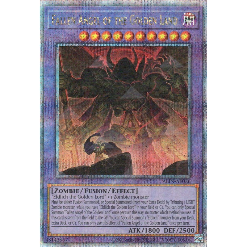ALIN-AE036 Fallen Angel of the Golden Land (QCSR) Single