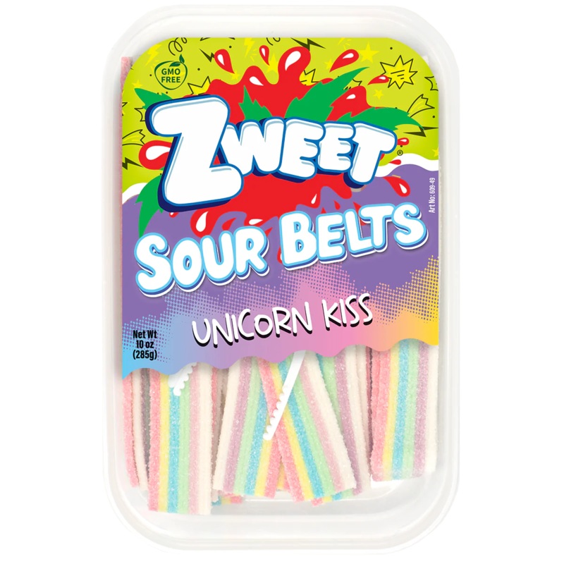 Zweet Sour Belts Unicorn Kiss 10oz (SNG6)