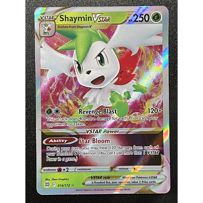 014/172 Shaymin VStar – Pokmon Brilliant Stars Ultra Rare