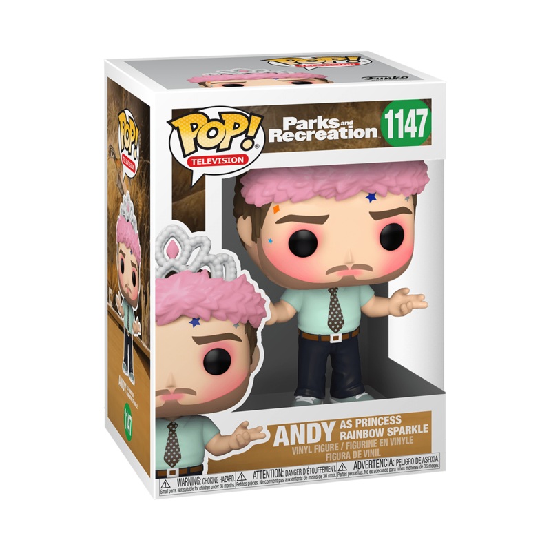 Funko Pop! Television: Parks and Recreation – Andy as Princess Rainbow Sparkle #1147