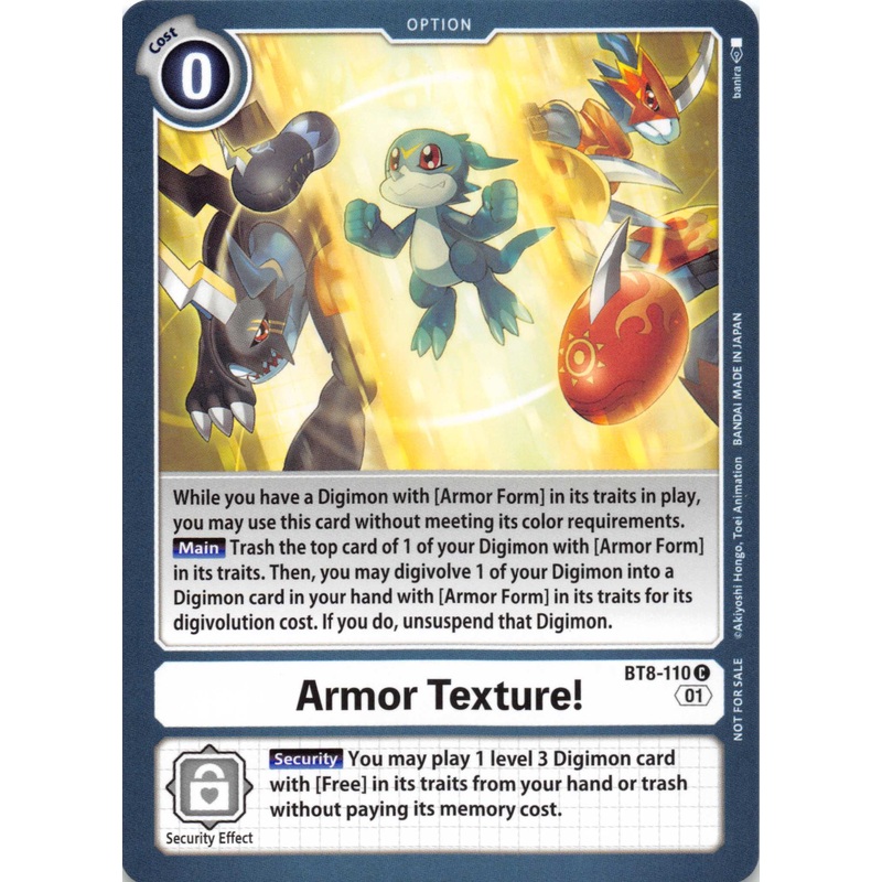 Armor Texture! [BT8-110] [Revision Pack Cards] Normal