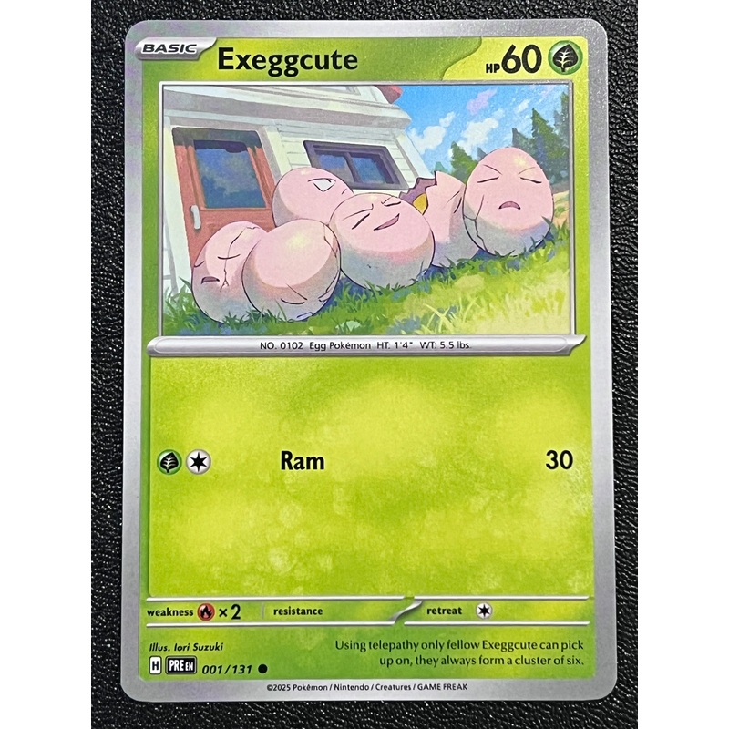 001/131 Exeggcute – Pokmon Prismatic Evolutions Common