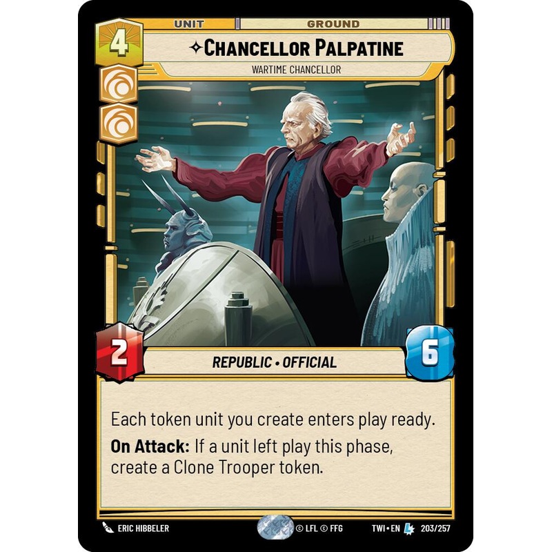 Chancellor Palpatine – Wartime Chancellor (203/257) (203/257) [Twilight of the Republic]