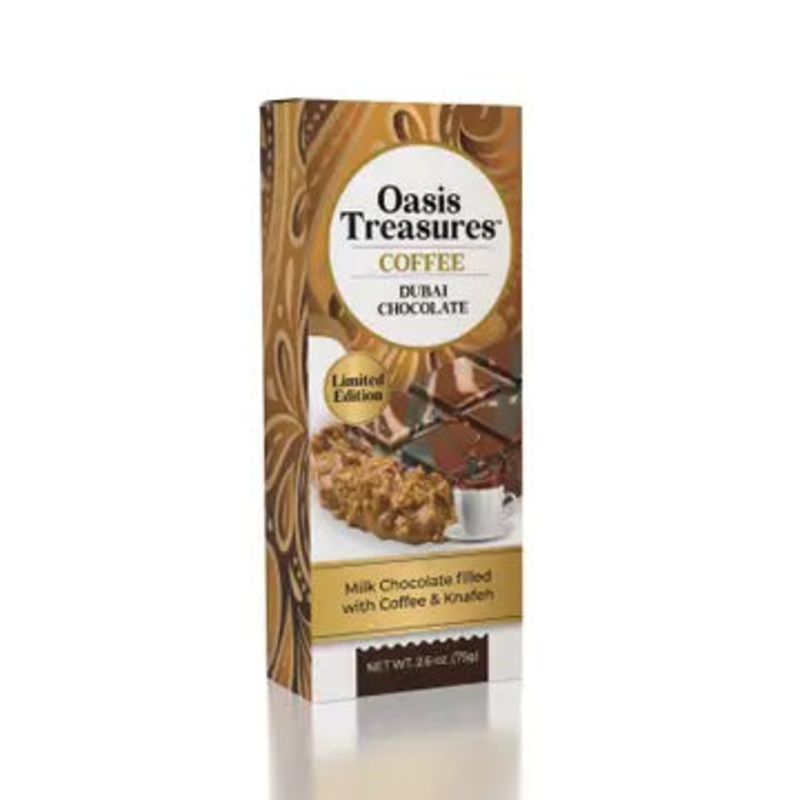 Oasis Treasures Dubai Chocolate Bar Coffee – 75g (SNG24)