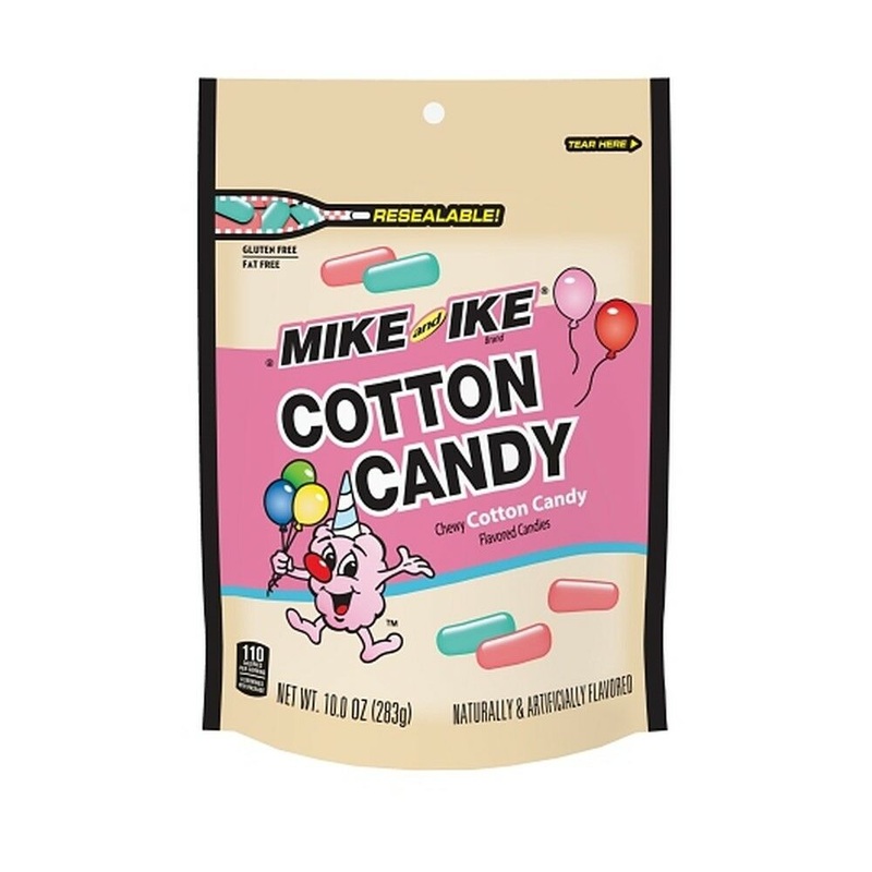 Mike & Ike Cotton Candy 10oz Stand Up Bag (SNG8)