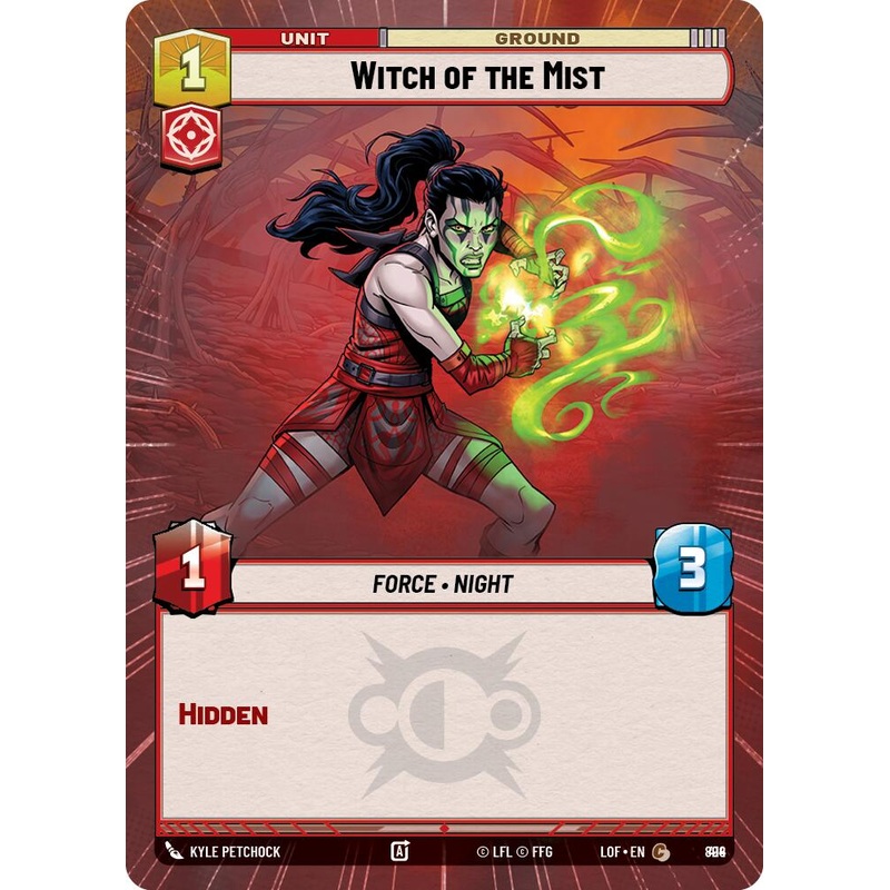 Witch of the Mist (894) (Hyperspace Foil) (894) [Legends of the Force]