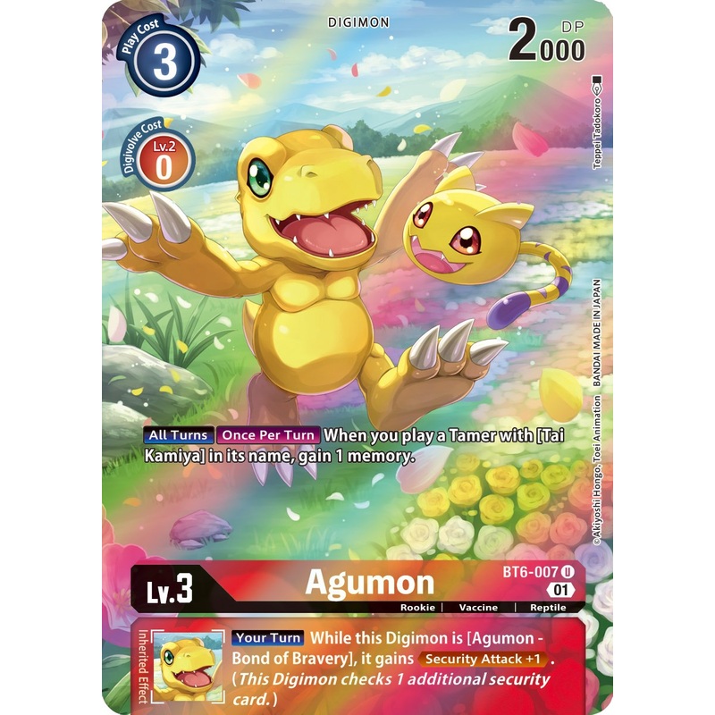 Agumon (Alternate Art) [BT6-007] [Double Diamond] Foil