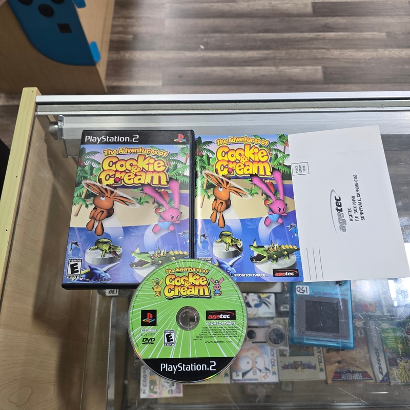 Adventures Cookie & Cream CIB with Registration Card Playstation 2