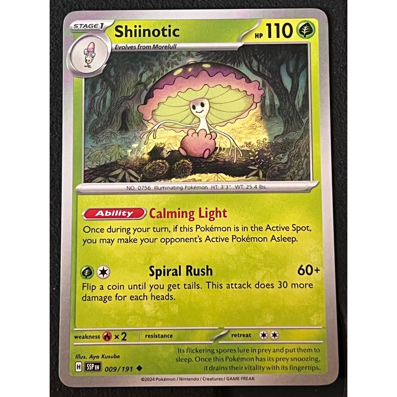 009/191 Shiinotic – Pokmon Surging Sparks Uncommon