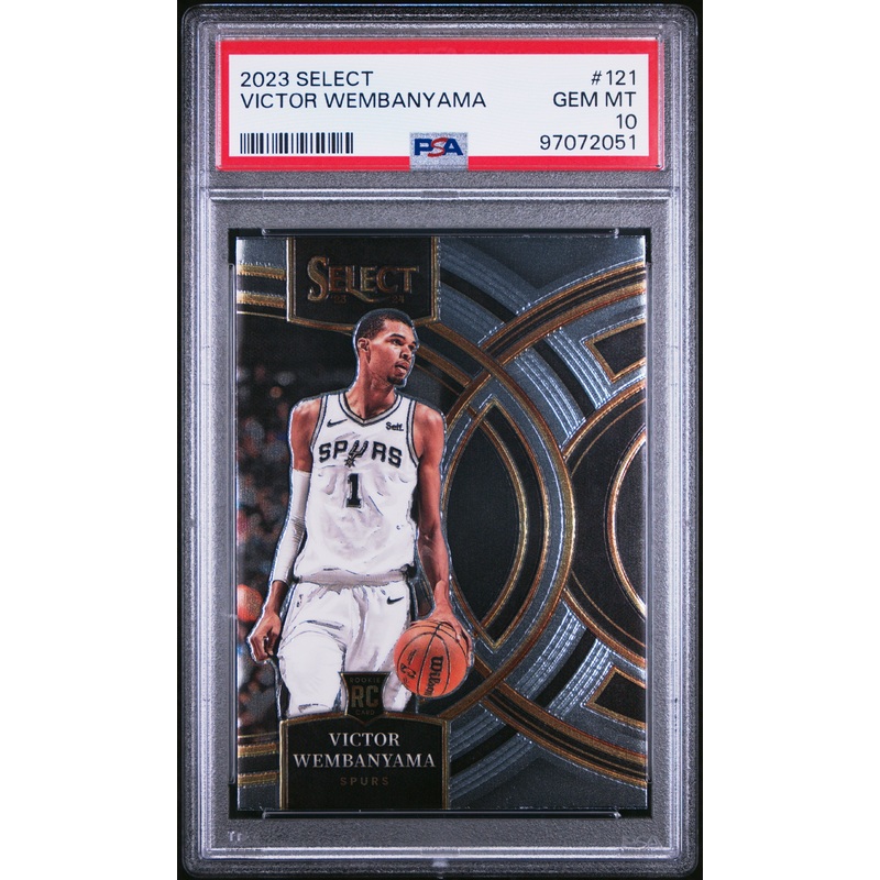 VICTOR WEMBANYAMA | 2023 PANINI SELECT 121 | PSA GEM MT 10