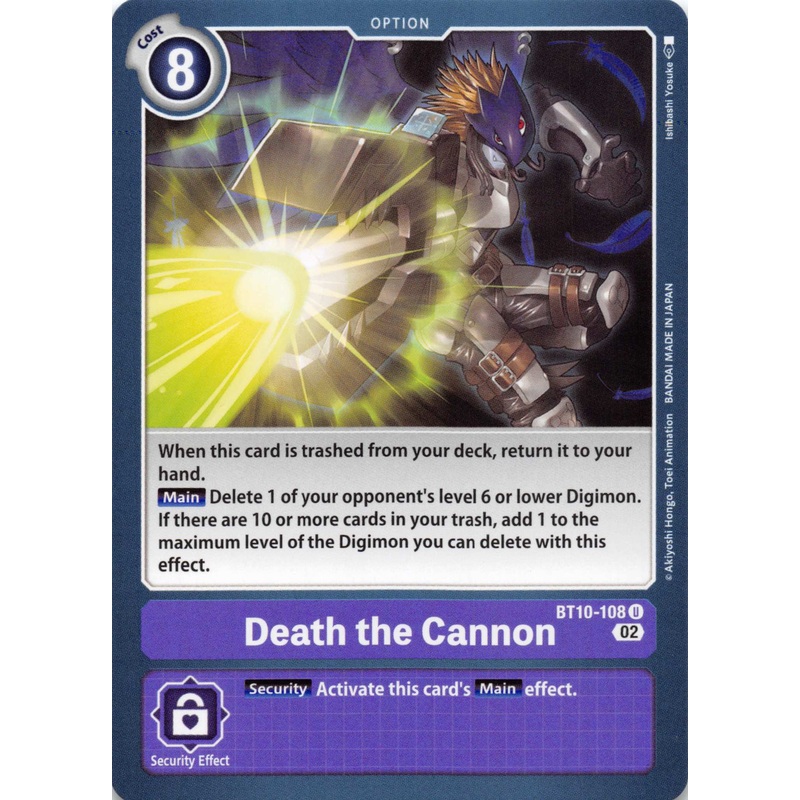 Death the Cannon [BT10-108] [Xros Encounter] Normal