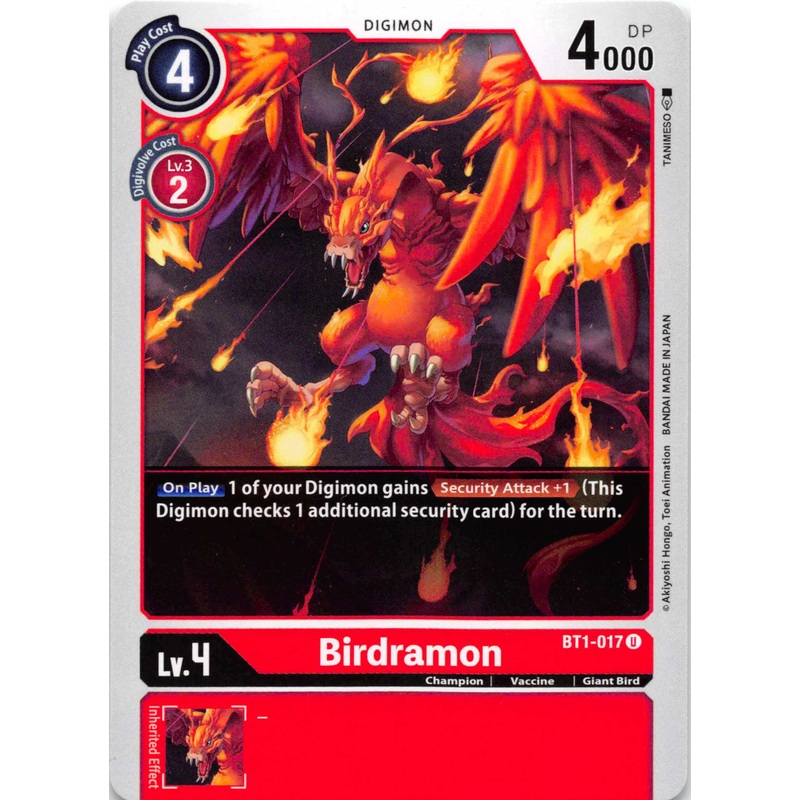 Birdramon – BT1-017 [BT1-017] [Release Special Booster] Normal