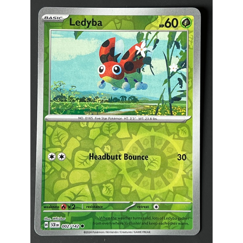 002/142 Ledyba – Pokmon Stellar Crown Common Reverse