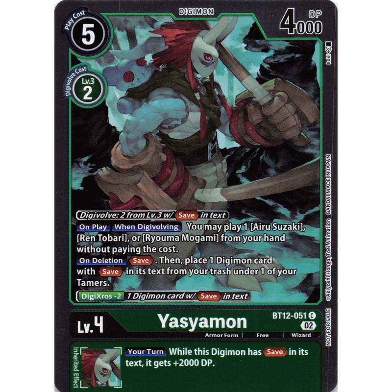 Yasyamon (Box Topper) [BT12-051] [Across Time] Foil