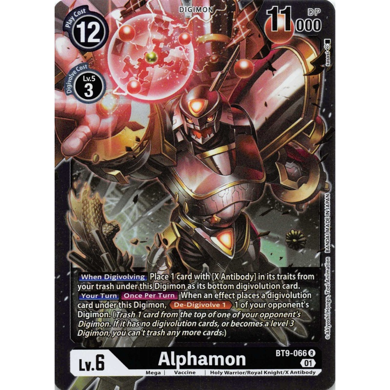 Alphamon [BT9-066] [X Record] Foil