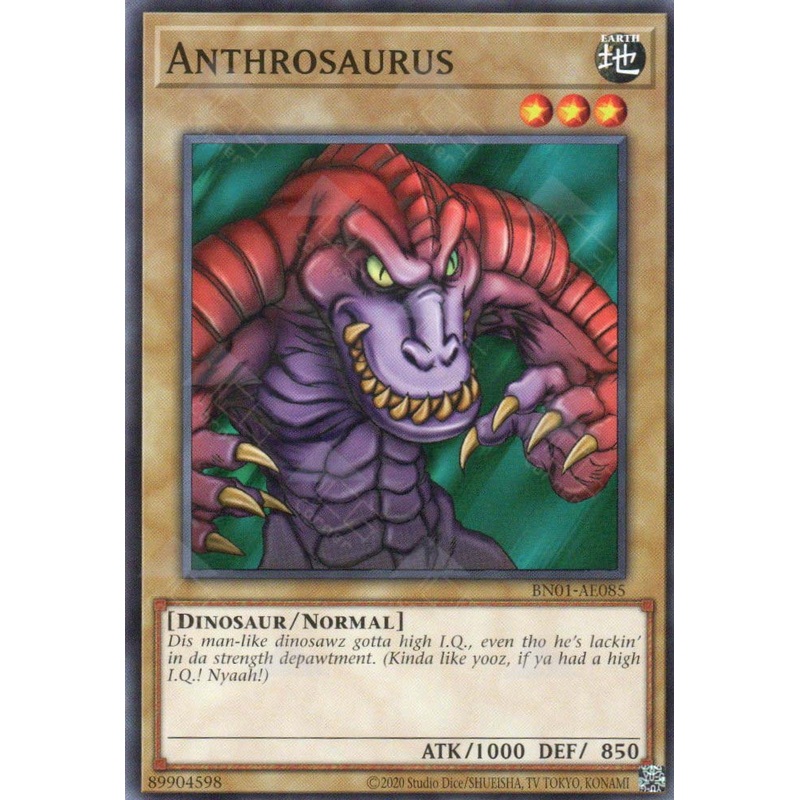 BN01-AE085 Anthrosaurus (N) single