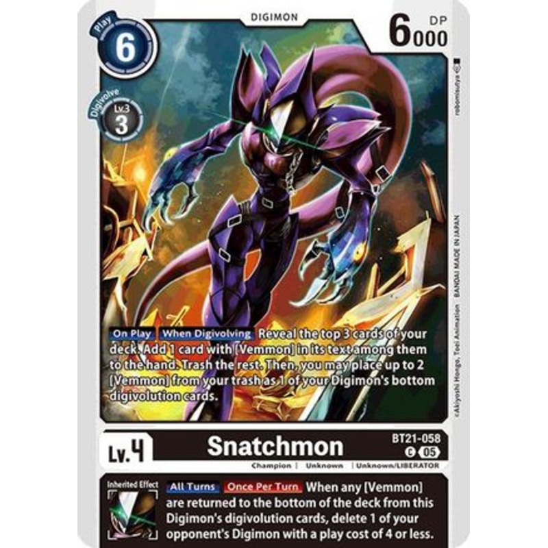 Snatchmon [BT21-058] [World Convergence]