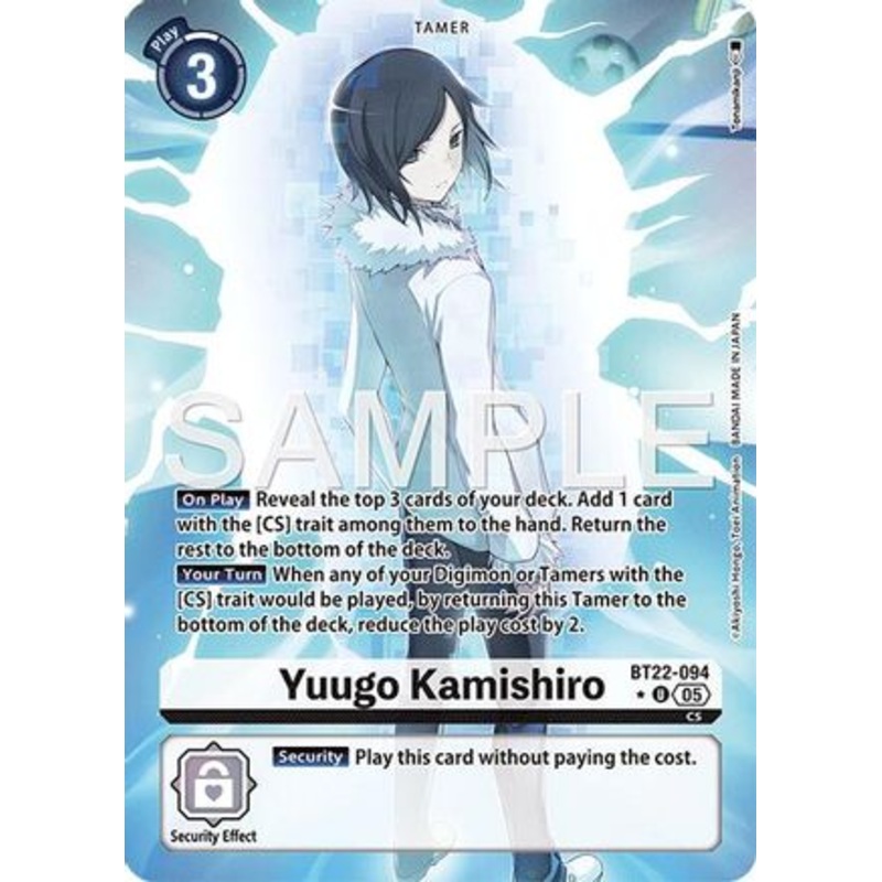 Yuugo Kamishiro (Alternate Art) (BT22-094) – [Cyber Eden] Foil Near Mint
