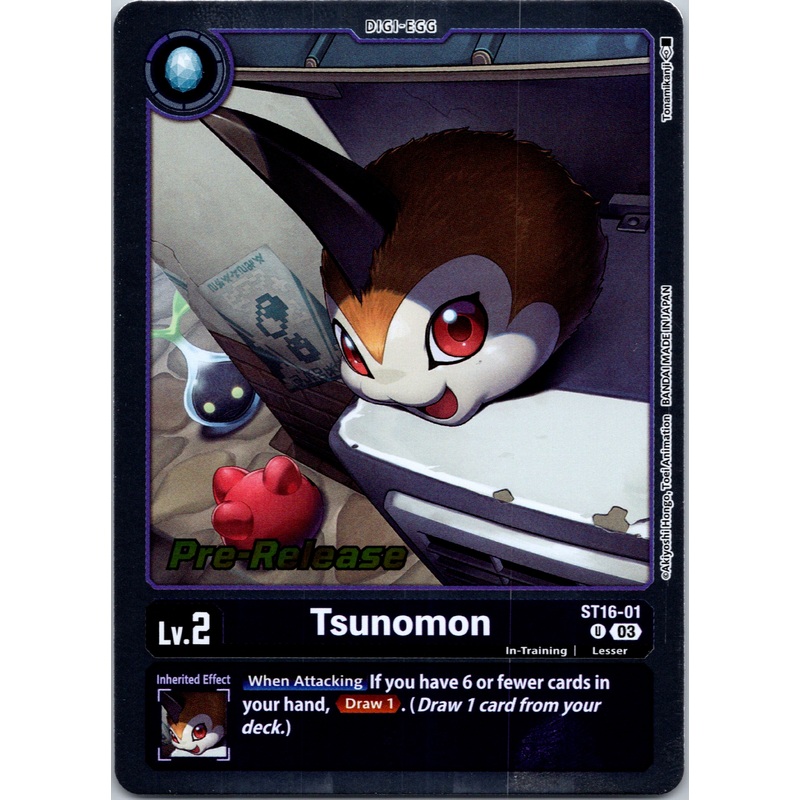 Tsunomon [ST16-01] [Starter Deck 16: Wolf of Friendship Pre-Release Cards] Foil