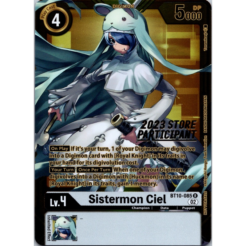 Sistermon Ciel (2023 Store Participant) [BT10-085] [Xros Encounter] Foil