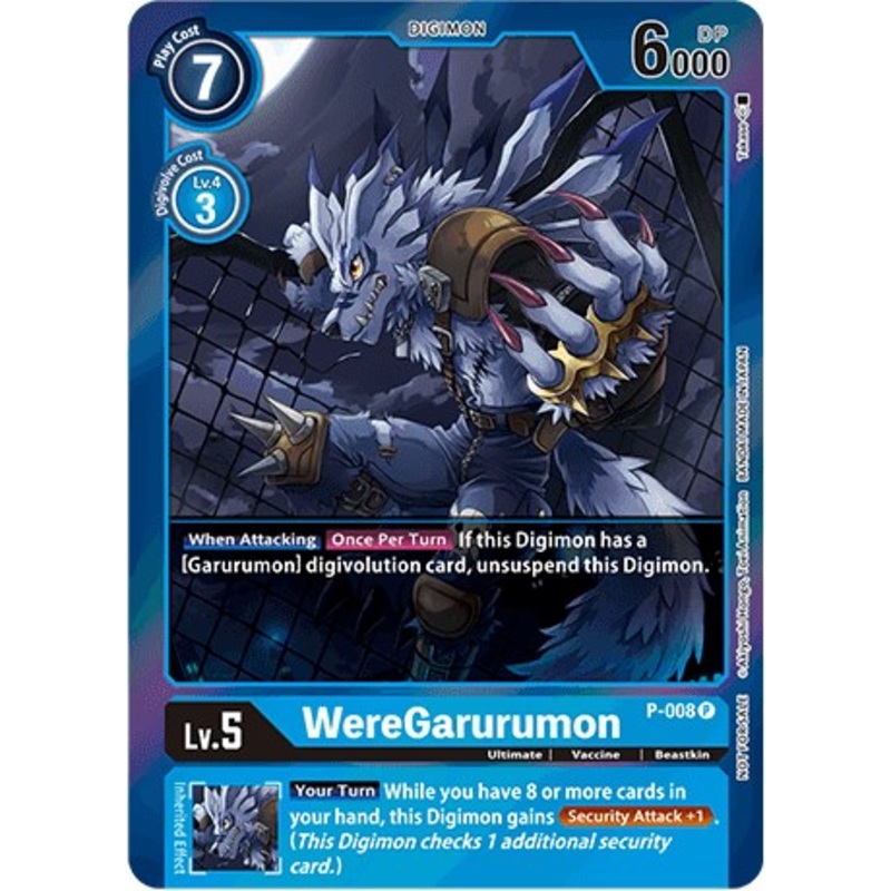 WereGarurumon (Gift Box 2022) [P-008] [Digimon Promotion Cards] Foil