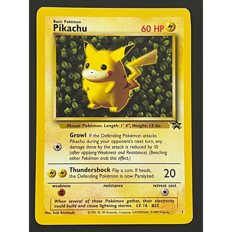 01 Pikachu – WoTC Black Star Promo