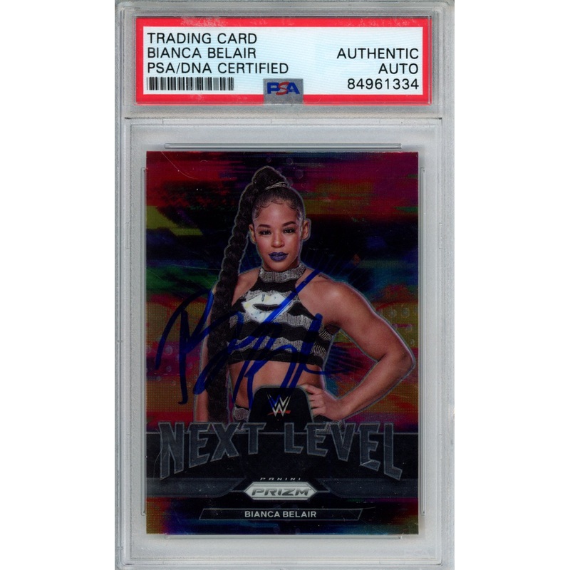 2022 PRIZM BIANCA BELAIR #7 NEXT LEVEL PSA DNA