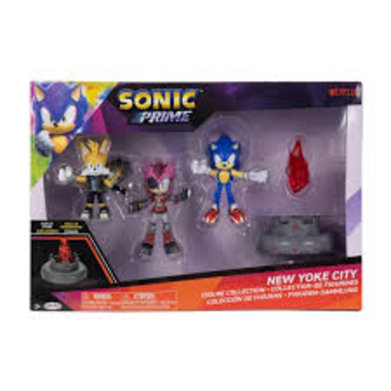 [Pre-Owned] Jakks Pacific: Sonic Prime – Tails, Amy, Sonic (New Yoke City)
