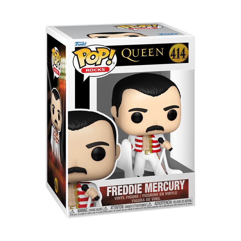 Funko Pop! Rocks: Queen – Freddie Mercury (We Will Rock You Tour) #414