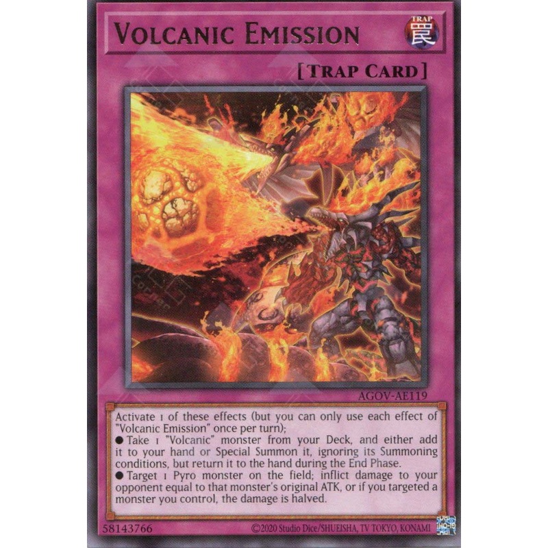 AGOV-AE119 Volcanic Emission (N) single