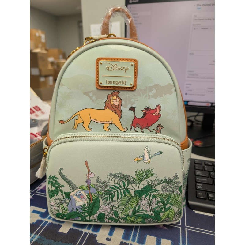 [Pre-Owned] Lion King: Hakuna Matata Loungefly Mini Backpack
