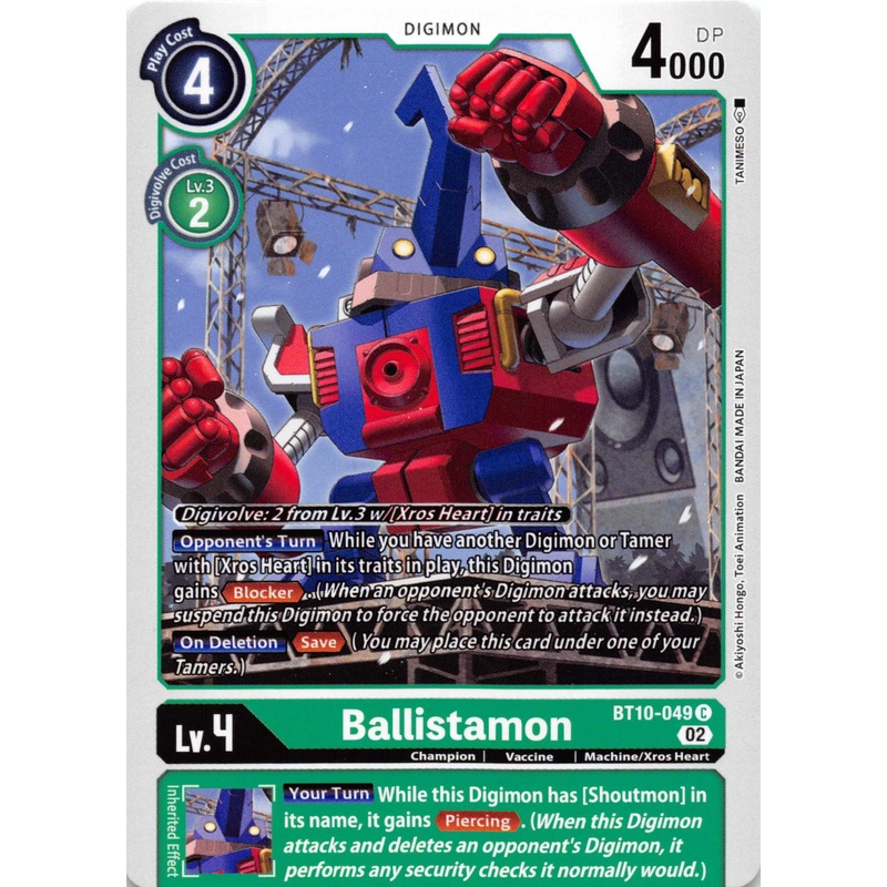Ballistamon [BT10-049] [Xros Encounter] Normal
