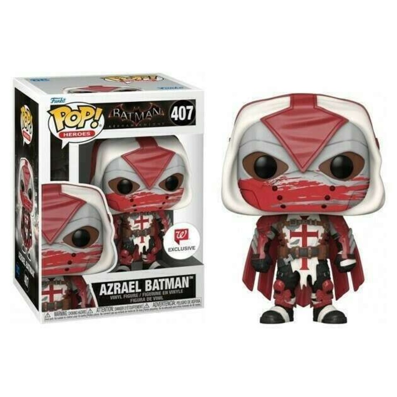 Damaged Funko POP! Heroes: Batman Arkham Knight – Azrael Batman #407 Walgreens Exclusive