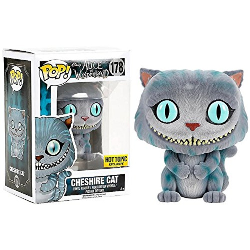 (DAMAGED) Funko Pop! Alice in Wonderland – Cheshire Cat (Movie) (Flocked) #178