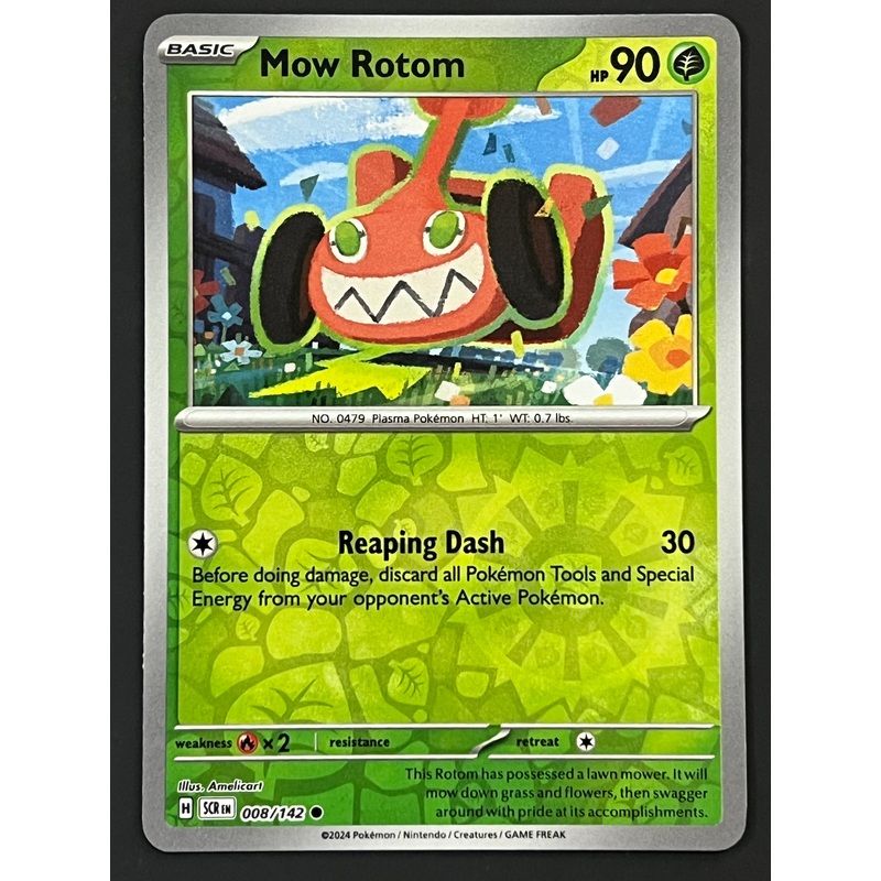 008/142 Mow Rotom – Pokmon Stellar Crown Common Reverse