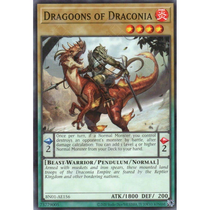 BN01-AE156 Dragoons Of Draconia (N) single