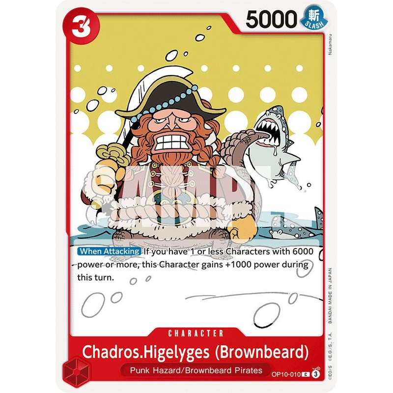 Chadros.Higelyges (Brownbeard) [OP10 – OP10-010] Near Mint English Normal