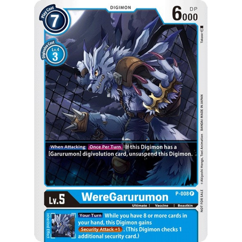 WereGarurumon – P-008 [P-008] [Digimon Promotion Cards] Foil