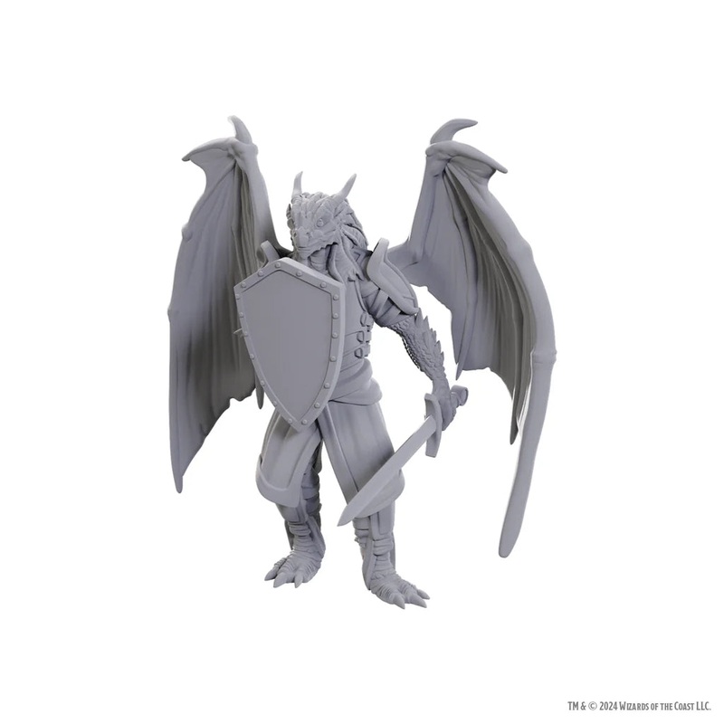 Dungeons & Dragons: Nolzur’s Marvelous Unpainted Miniatures: W25 Dragonborn of Bahamut