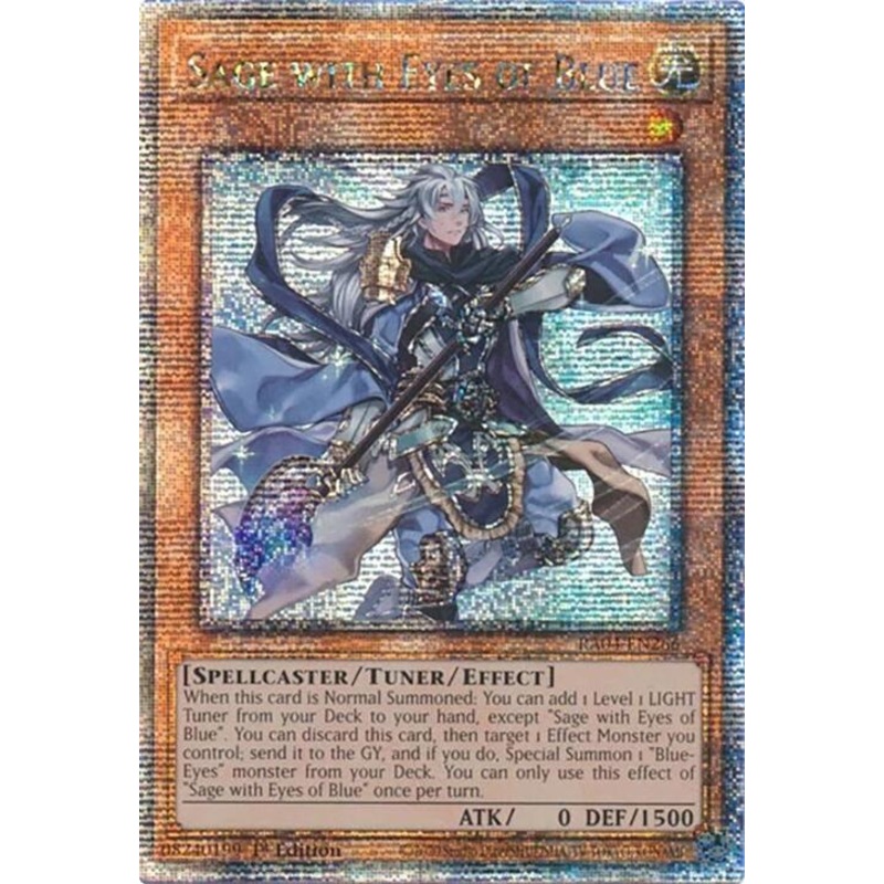 Sage with Eyes of Blue (1st Edition) (Quarter Century Secret Rare) – Quarter Century Stampede – RA04-EN266